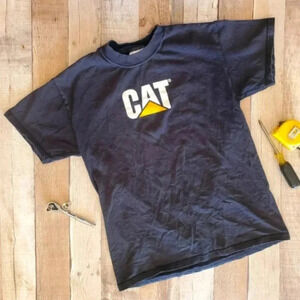 CATERPILLAR | Boys' Black CAT T-Shirt sz L